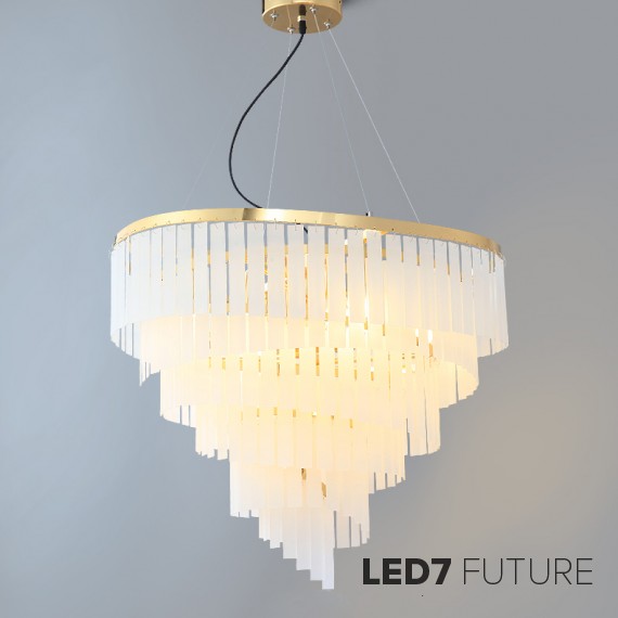 Loft Industry Modern - Wave Chandelier